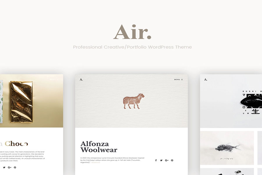 Air. portfolio-wordpress-themes