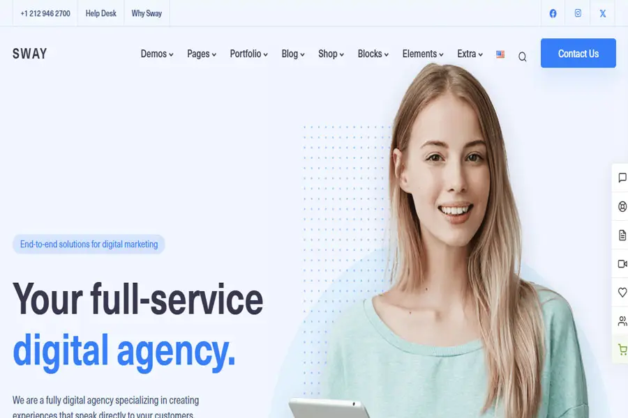 creative agency wordpress themes