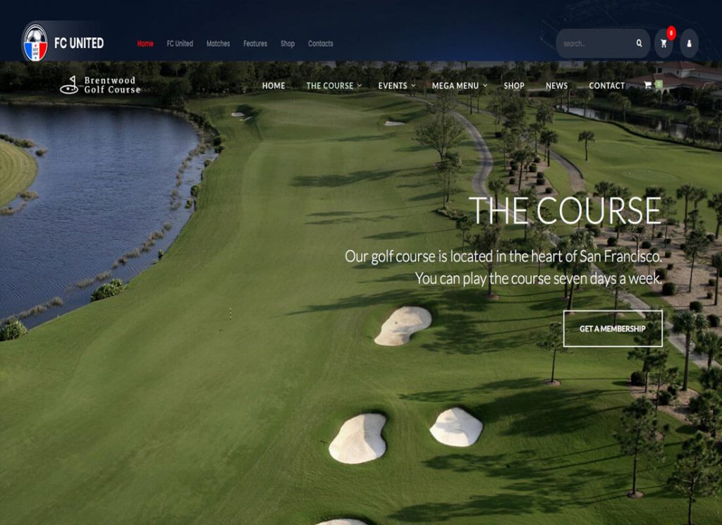 Brentwood – Golf Course Theme