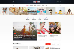 Bazinga - Modern Magazine & Viral Blog WordPress Theme