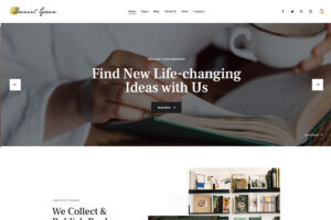 Blog for Writers and Journalists With Bookstore WordPress Theme