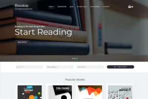 Bookie - Single Product WordPress Theme
