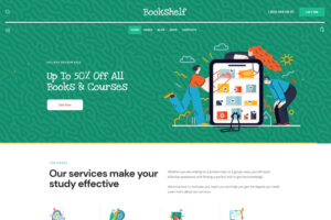 Bookshelf - Books & Media Online Store WordPress Theme