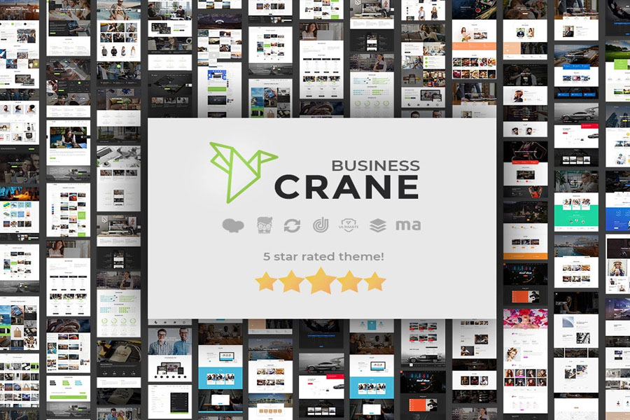 Crane WordPress themes with slider