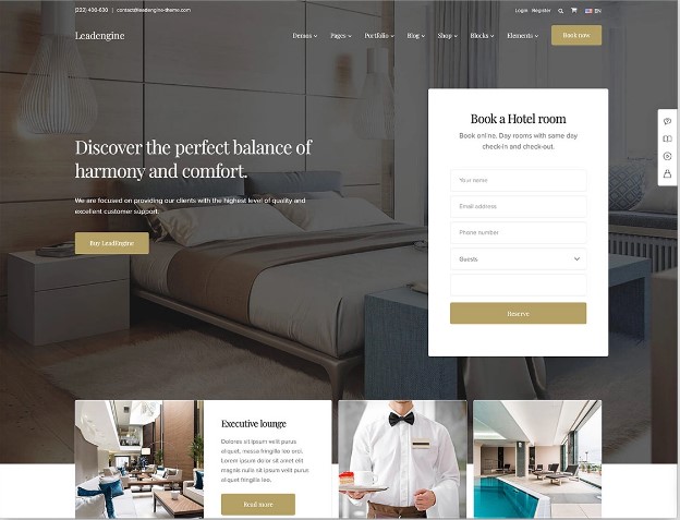 23 Best Hotel WordPress Themes With Online Booking 2024