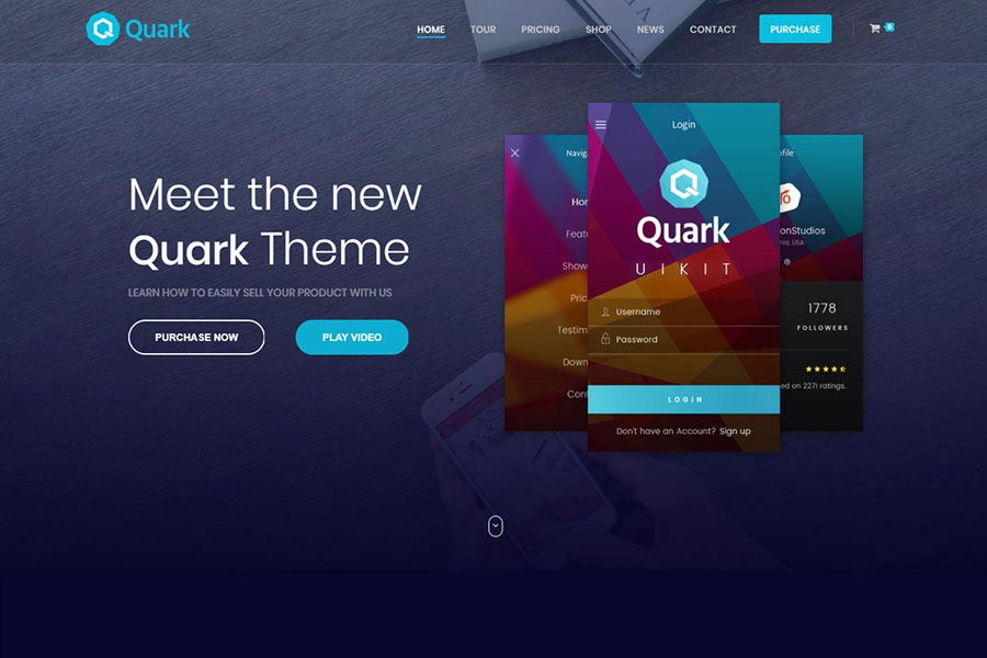 Quark - Single Product WordPress Theme
