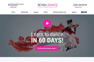 The7 wordpress themes for dance studios