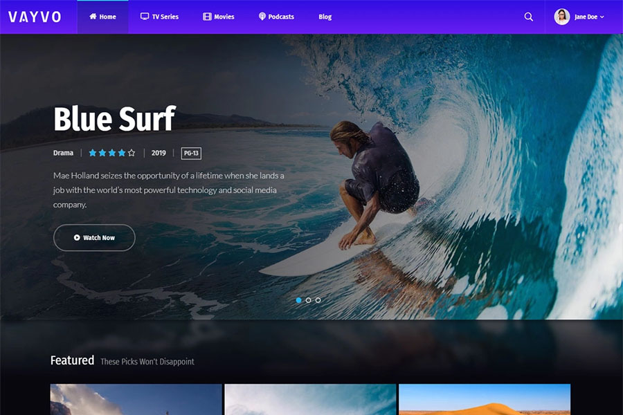 Vayvo WordPress Live Streaming Theme