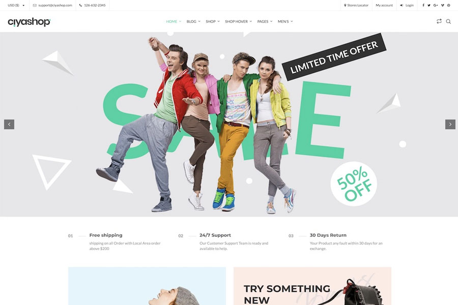 ciyashop woocommerce wordpress theme