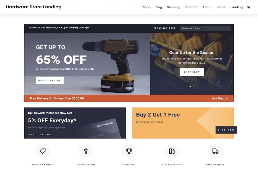 divi woocommerce wordpress theme