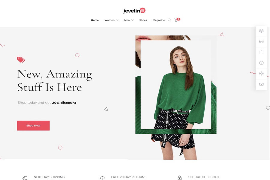 jevelin fashion ecommerce theme