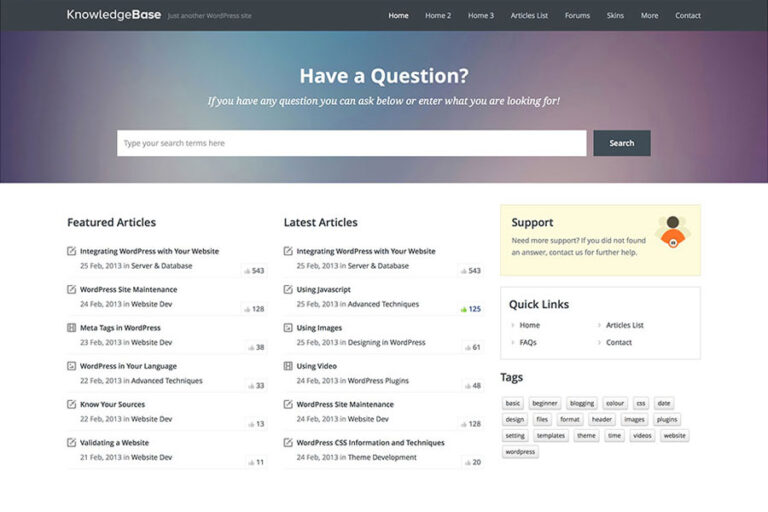 14 Best Wiki & WordPress Knowledge Base Themes 2026