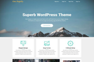one pageily free wordpress theme