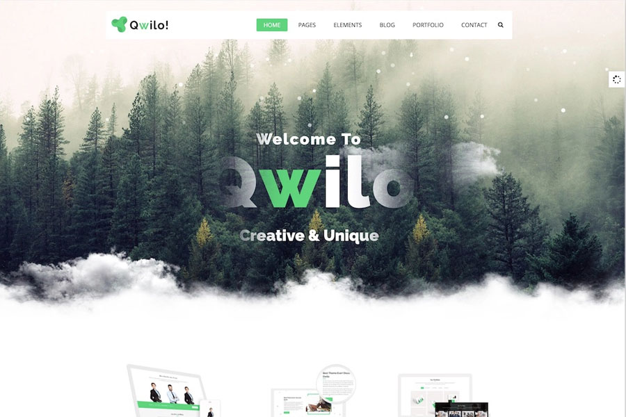qwilo interactive map website template