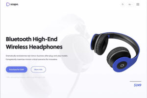 scape single product wordpress theme