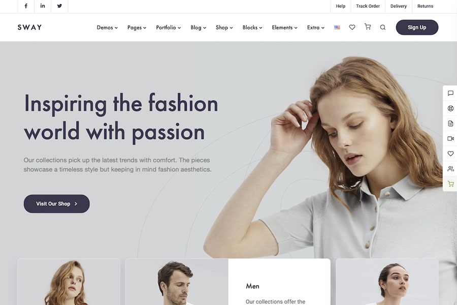 sway woocommerce wordpress theme