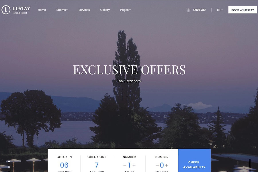 traveler hotel wordpress theme incredible design