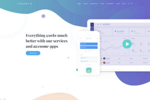 vincent eight creative wordpress theme