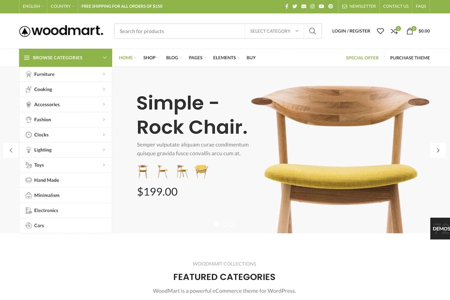 woodmart woocommerce wordpress theme