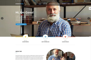 Coaching WordPress theme