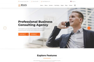 bizzix website mockup