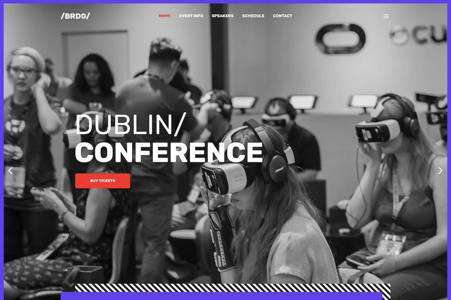 bridge wordpress theme for conference and event