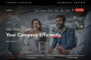 corzo consulting wordpress theme