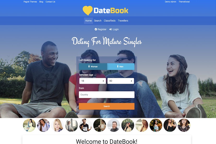 datebook wordpress dating theme