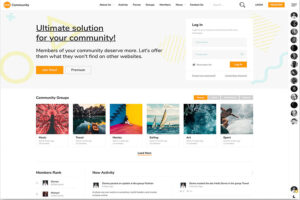 dating community wordpress themes