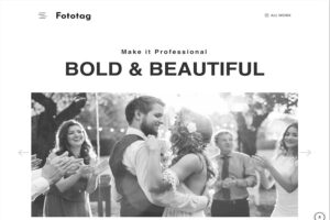 fototag wedding photography wordpress theme