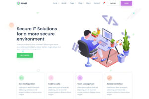 startp IT Startup Website Template