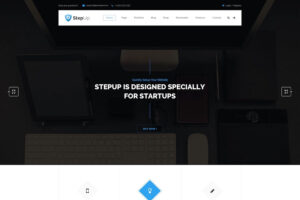 stepup website mockup