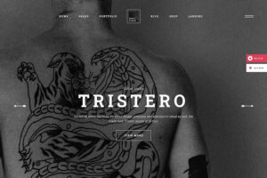 tristero tattoo salon wordpress theme