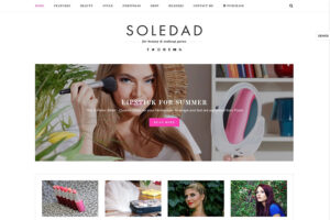 Feminine Blog WordPress theme