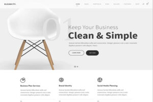 Kleanity minimal wordpress themes
