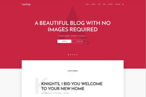 Typology Best Minimalist WordPress Themes