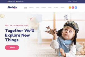 bebio kindergarten wordpress theme