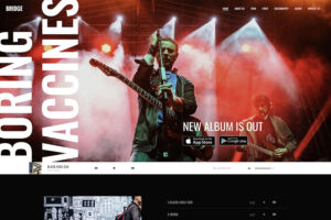 bridge wordpress theme for musicians