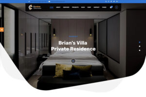 contra interior design company website templates