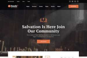 deeds2 church wordpress theme