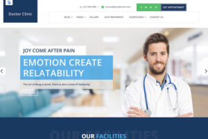 doctor clinic free medical wordpress theme