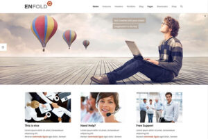 enfold - drag and drop wordpress theme