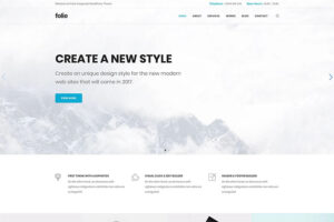 folie - flexible WordPress theme