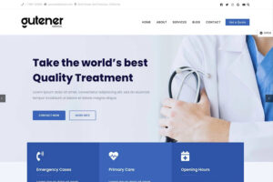 gutener medical free wordpress theme
