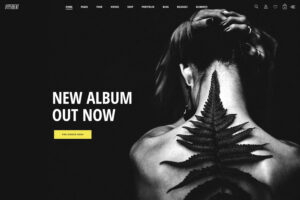 hyperbent wordpress theme for musicians