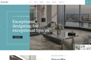 intoria interior design website template