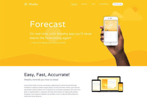 kalium - app showcase WordPress theme
