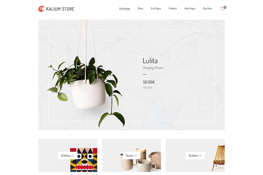 kalium-simple-ecommerce-website-template