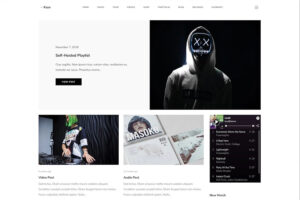 kayo wordpress theme for musicians
