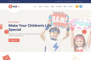 kidko preschool and kindergarten wordpress theme